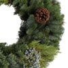 mixed wreath with cones