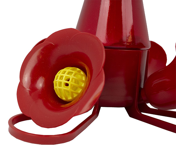 Perky-Pet® Red Pinch Waist Plastic Hummingbird Feeder | Calloway's Nursery