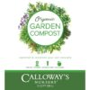 calloway's organic compost label front