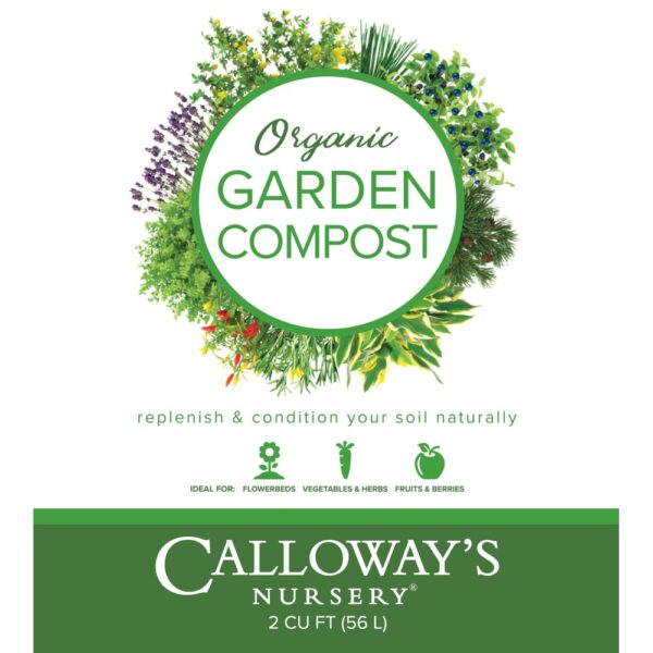 calloway's organic compost label front