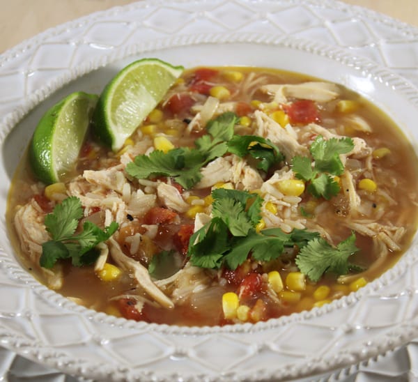 Mexican Chicken Rice Soup with Organic Herbs | Calloway's Nursery