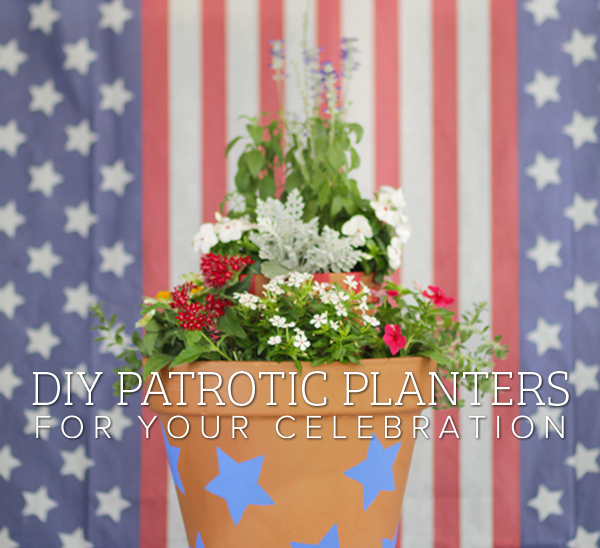 DIY Patriotic Planters