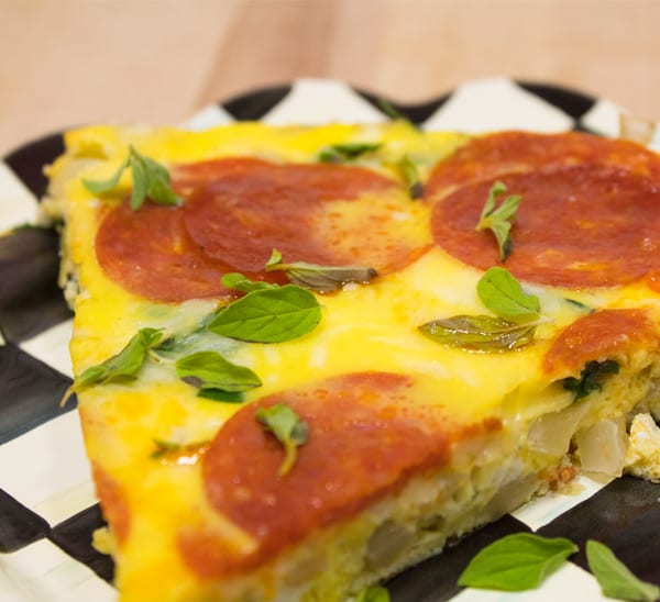 pizza frittata