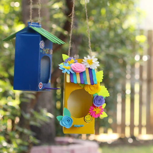 hang birdhouses outside