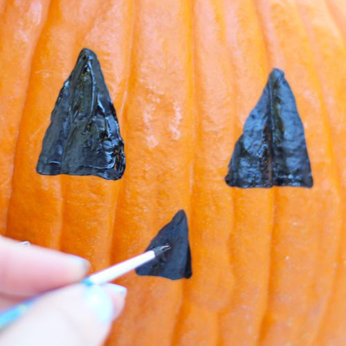 Paint Jack O' Lantern Face for Pumpkin Planter | Calloway's Nursery