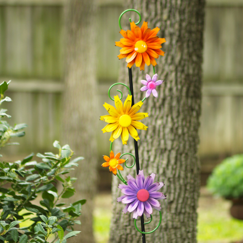 flower wind spinner