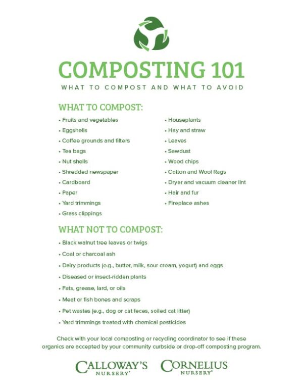 2019 Gardening Trends: Composting | Calloway’s Nursery