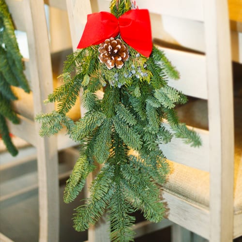 fresh christmas greeter charm