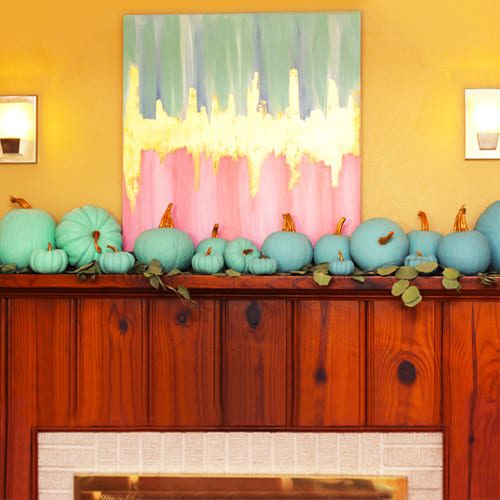 decorating with pumpkins