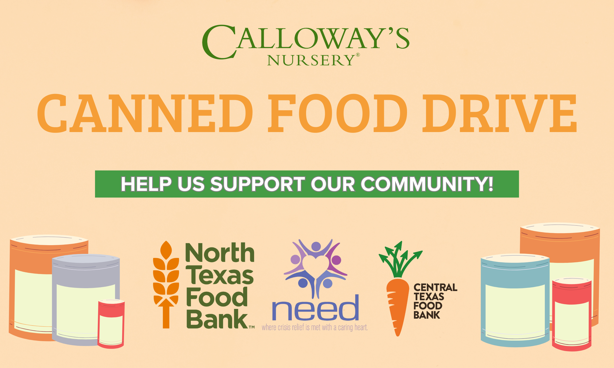 Calloway’s Canned Food Drive